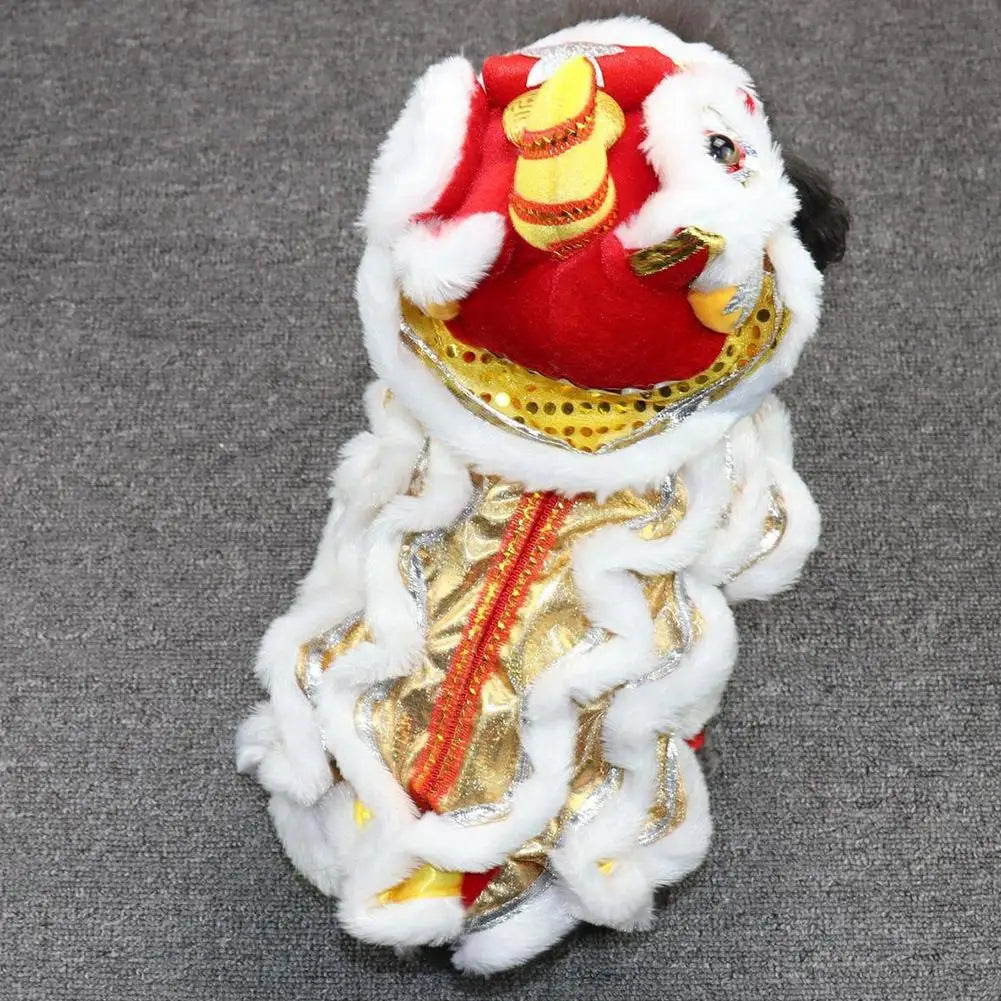 Pet Lion Dance Costume Dance Dog Costume Chinese New Year Pet Costume Dog Clothes For Pet New Year Spring Festival Dress Up