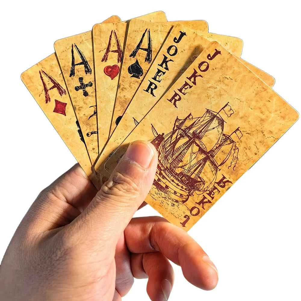 Vintage Pirate Ship Playing Cards Deck Of Cards ,Poker Cards for Party Games  Retro Poker Board Game Poker Magic Shows