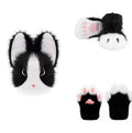 Original Realistic Furry Animal Fursuit Kigurumi Big Ear Rabbit Head Cover Cosplay Costume Halloween Wearable Accessories - Big Tim's Magic Emporium