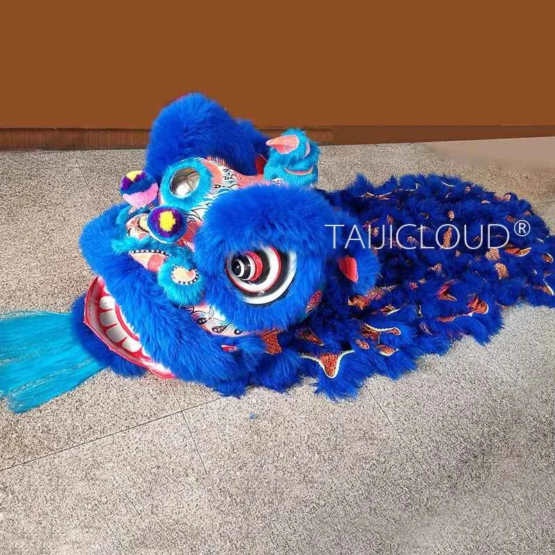 Southern Lion Dance Props for Adults, Double Performance Use, Wool Dragon Lantern, Authentic Lion Awakening Props.