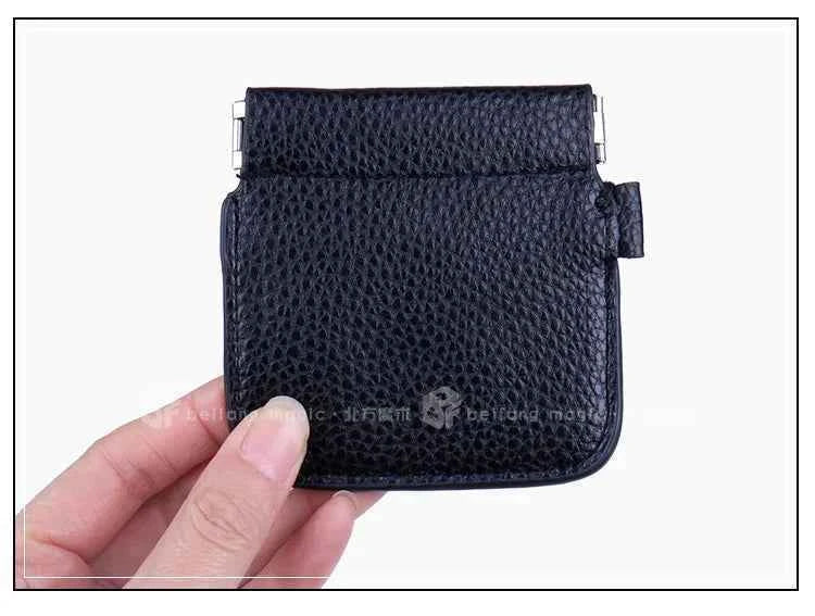 VDR Quiver Plus Magic Tricks Magia Coin Purse Leather Magician Close Up Street Illusions Gimmick Prop Appear Vanish Magica coins