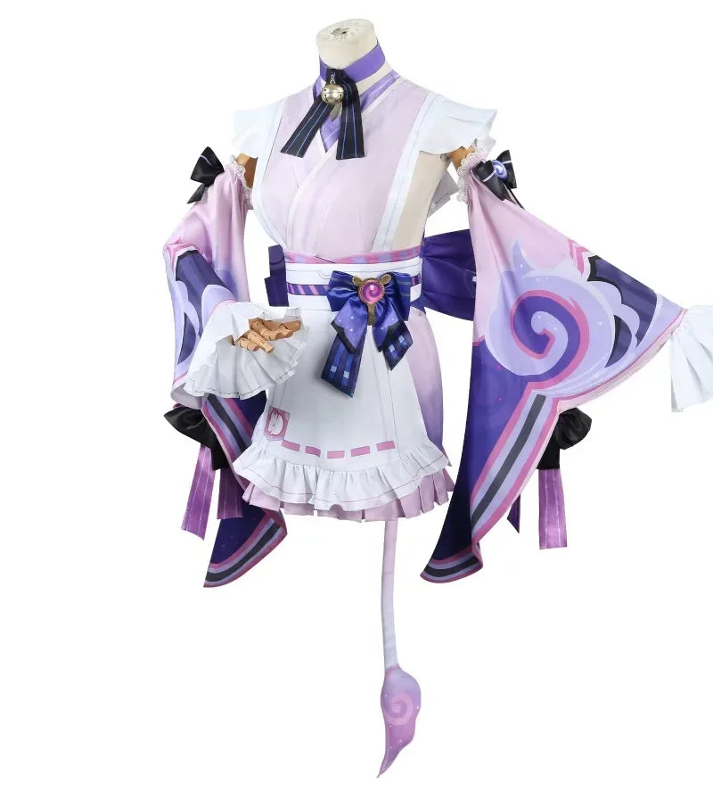 Mizuki Cosplay Costume Set | Fantasy Game Uniform with Wig for Women - Big Tim's Magic Emporium