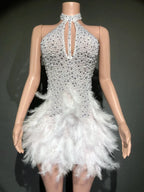 Women's Showgirl Stage Wear Costume | Performance Outfit