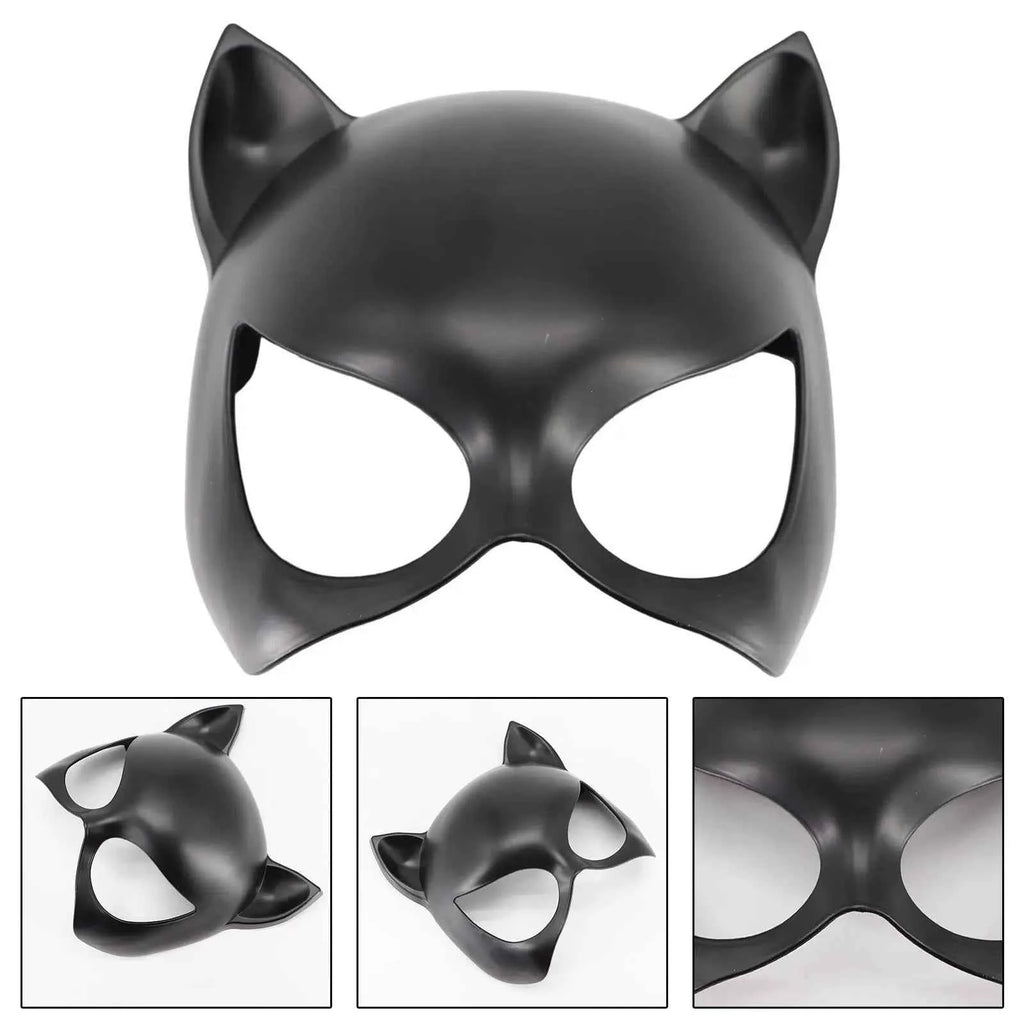 Cat Mask Props Accessory Halloween Costume for Party Halloween Role Playing
