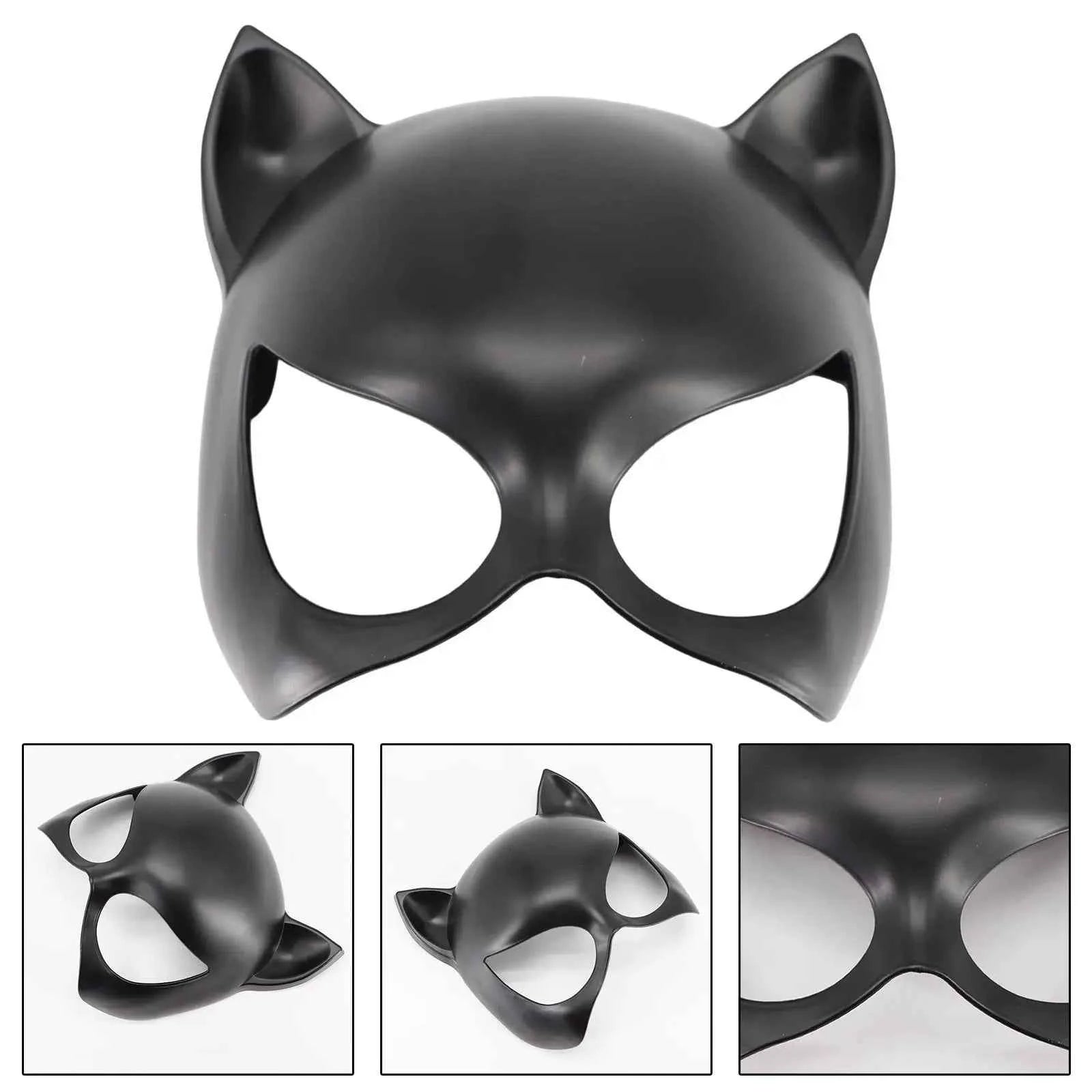 Cat Mask Props Accessory Halloween Costume for Party Halloween Role Playing