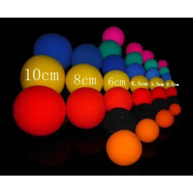 50pcs Super Sponge Ball (3.5/4.5cm Available,Multicolor) Magic Tricks Apearing Magica Stage Illusion Classic Toys Magician Games - Big Tim's Magic Emporium