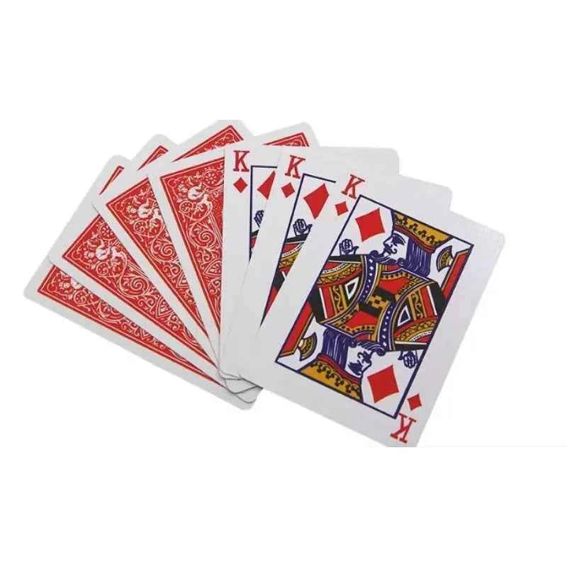 Kings Wild Card Set Magic No-Worded Wordless Book Magic Tricks Close Up Magia Accessories Stage Illusions Comedy Magician Fun