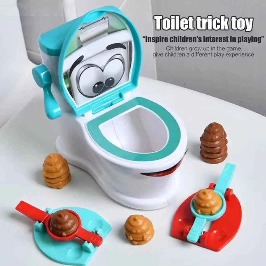 1Set child Poop Toilet Game 〔E〕Funny Toilet Trick Toy Party Game Board Games Flushing The Toilet For Kids Game Gifts〔Winter5〕