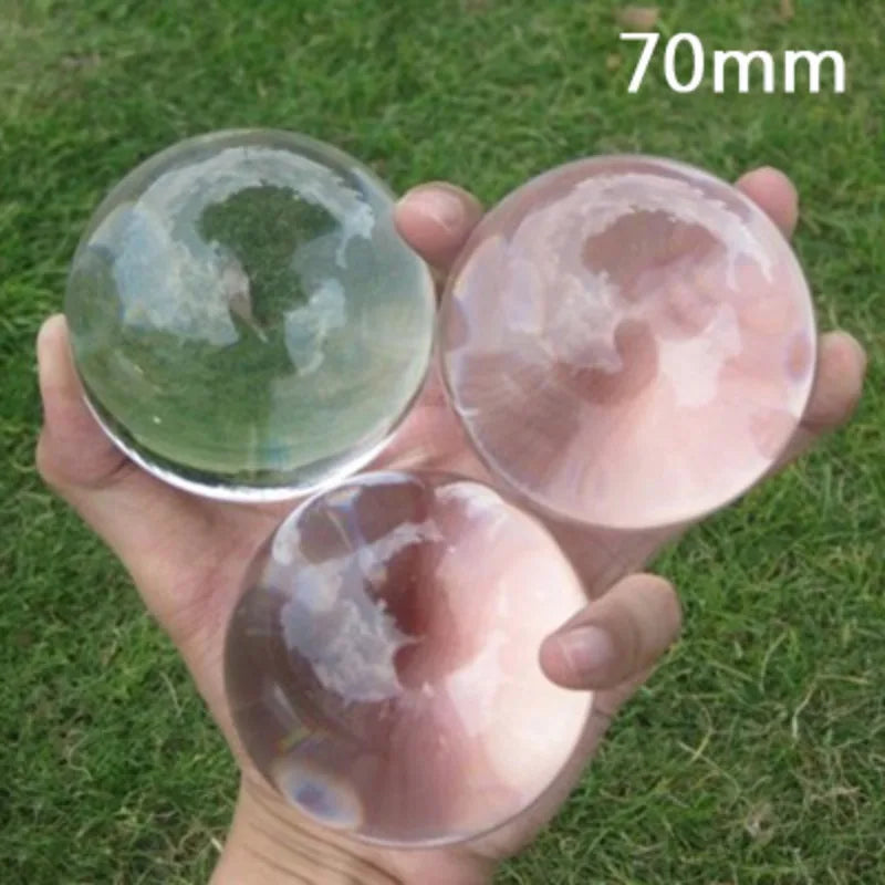 Professional Acrylic Contact Juggling Balls 70MM Stage Magic Tricks Balls for Magicians - Classic Gimmick Illusions Magic Props