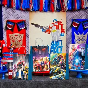 Transformers Party Gift Bags-16pcs Transformers Party Bags/Transformers Party Gift Treat Bags for Transformers Party Decorations - Big Tim's Magic Emporium