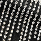 Rhinestone Fringe Tassel Ankle Chains