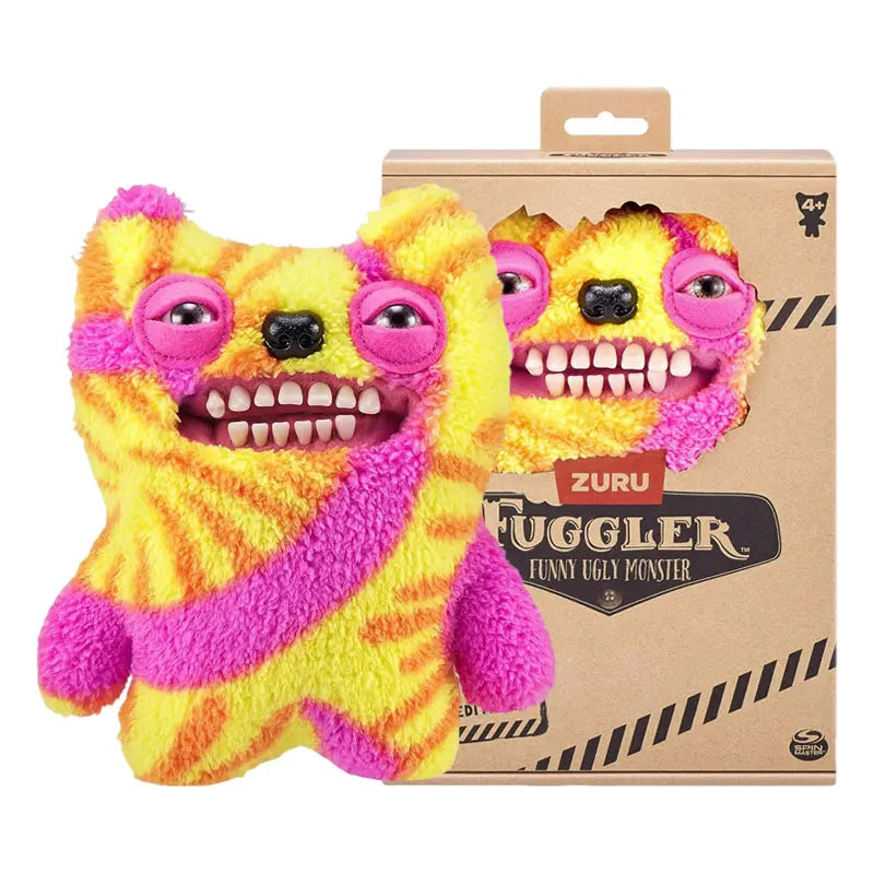NEW Fuggler Ugly Monsters Fart Face Soft Plush Toys Butt Funny Tooth Monster Pets Dolls Stuffed Animal Toy Kids Gift Collectible