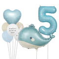 Baby Shower Decorations Number Balloons Birthday Party Decorations Kids Aluminium Foil Ballon Wedding Party Supplies Globals
