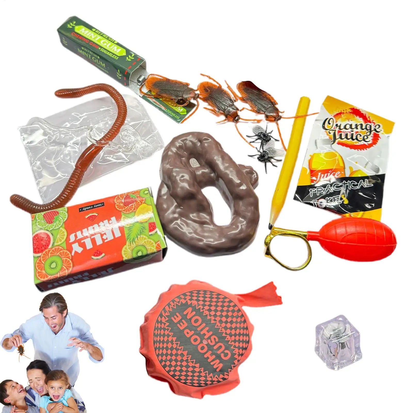 Funny Prank Kit Gag Gifts For Kids April Fools Joke Tricks Novelty Toys Practical Jokes Stuff Party Favors Pranks Accessories