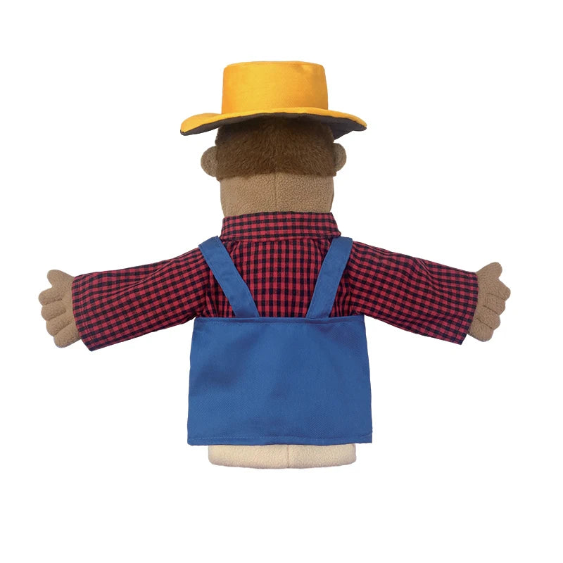 Cute Cartoon Profession Series Hand Puppet Plush Doctor Police Officer Nurse Teacher Job Puppet Ventriloquism Doll - Big Tim's Magic Emporium