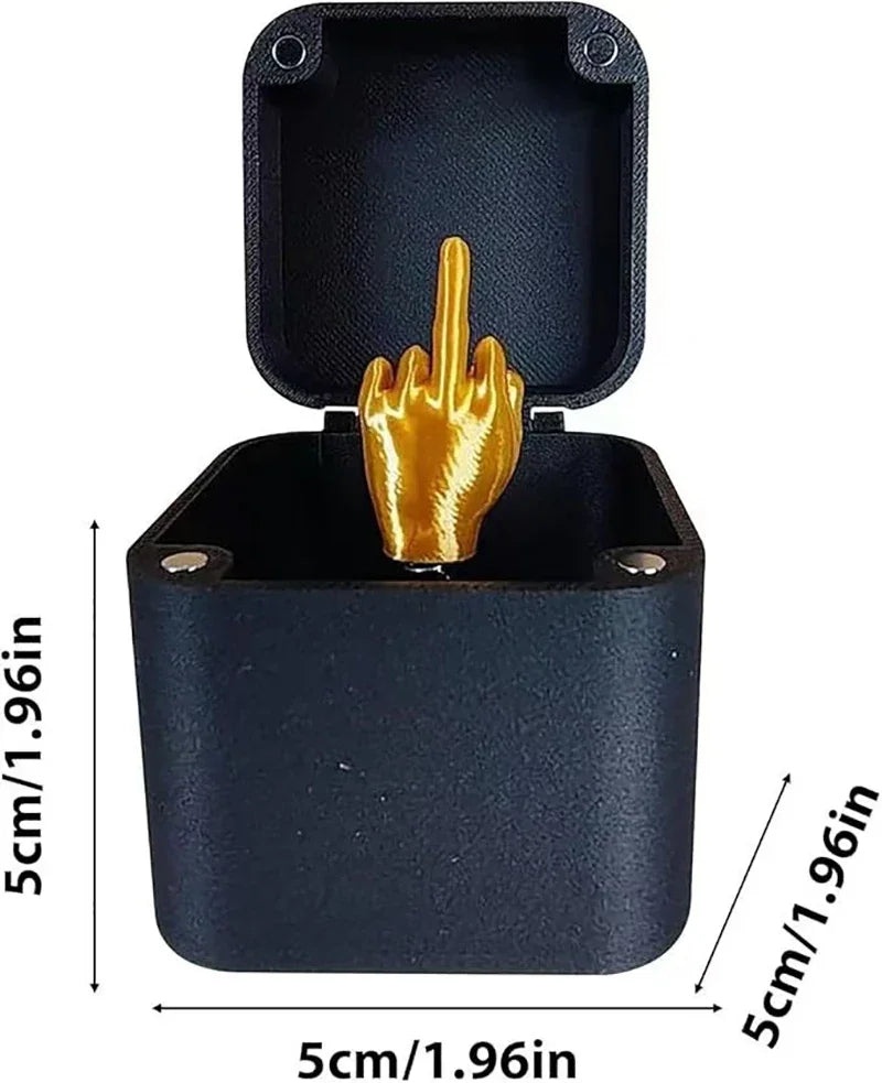 Home Decoration Interesting Prank Gift Middle Finger In Box Box Funny Creative Gifts Office Desk Decoration Gifts For Guests - Big Tim's Magic Emporium
