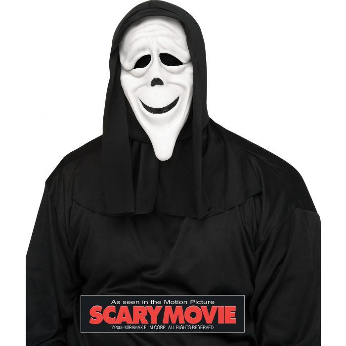 Fun World Scream Ghost Face Stoned Vinyl Character Costume Mask by HalloweenStore.com