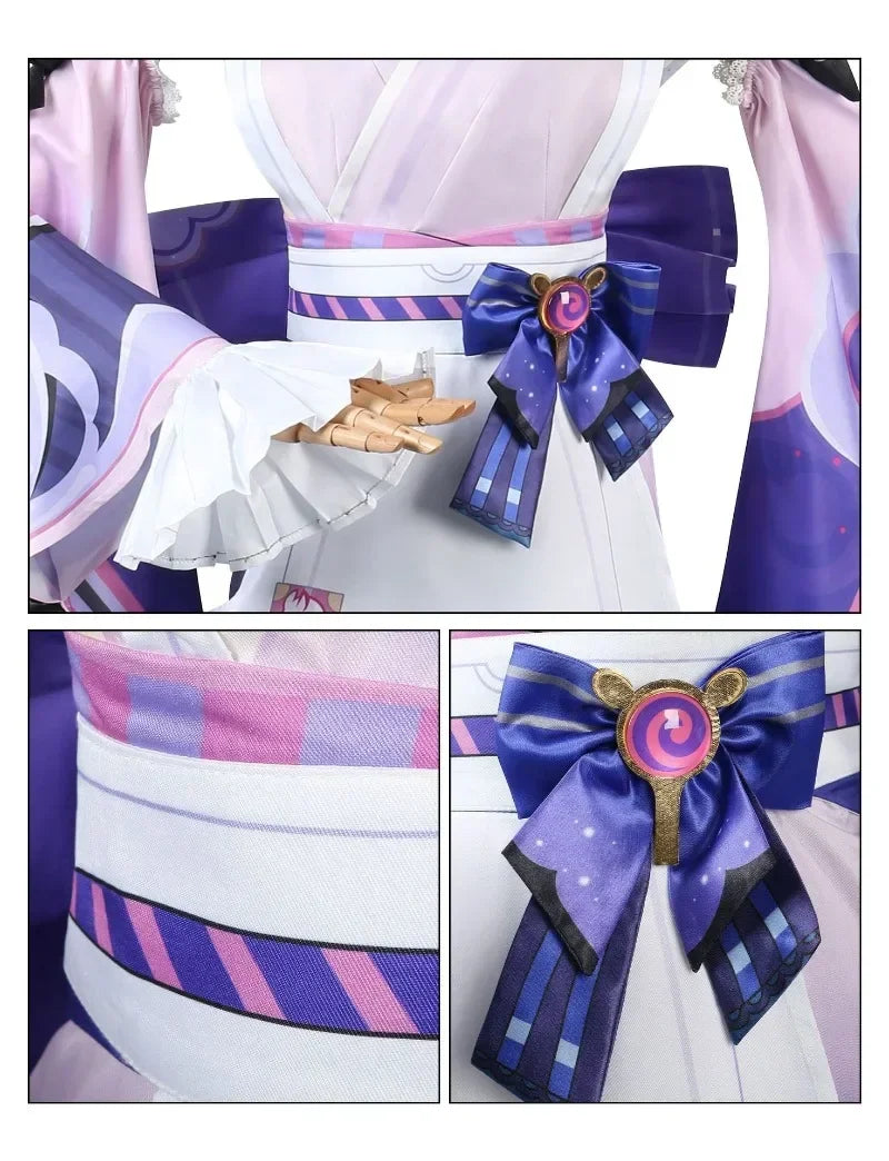 Mizuki Cosplay Costume Set | Fantasy Game Uniform with Wig for Women - Big Tim's Magic Emporium