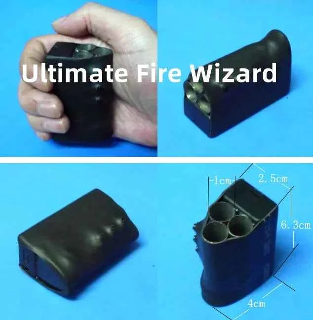 Professional Magician Accessory Ultimater Fire Wizard Close Up Illusions Gimmick Fire Magic Tricks Stage Street Magic Props
