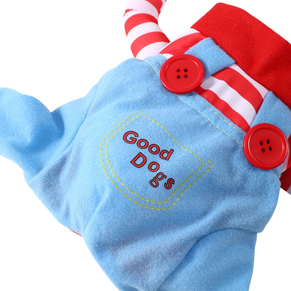 Pet Dog Cosplay Costume For Small Medium Dogs Cats Funny Party Dress Up Puppy Clothing Halloween Kitten Outfits Bulldog Jacket