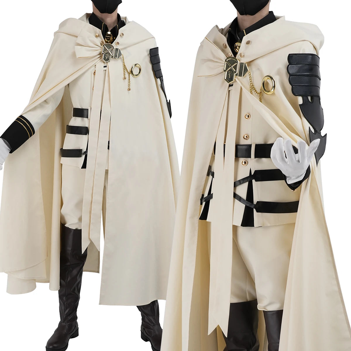 HOLOUN Seraph Of The End Anime Mikaela Hyakuya Cosplay Costume Cloak Jacket Pants Shirt Halloween Christmas Convention - Big Tim's Magic Emporium