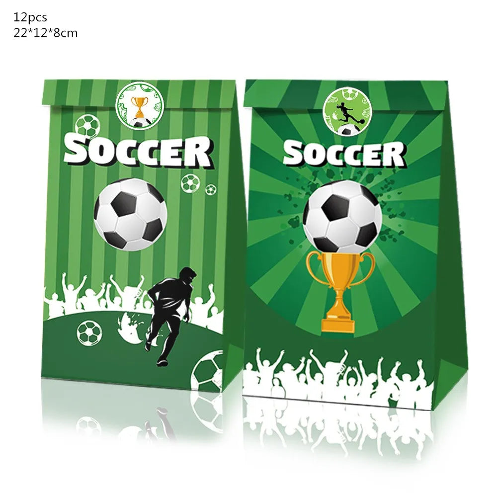 108*180cm Football Tablecloth Party Supplies Disposable Plate Tableware Party Birthday Party Decor Kids Boy Soccer Party Supplie - Big Tim's Magic Emporium