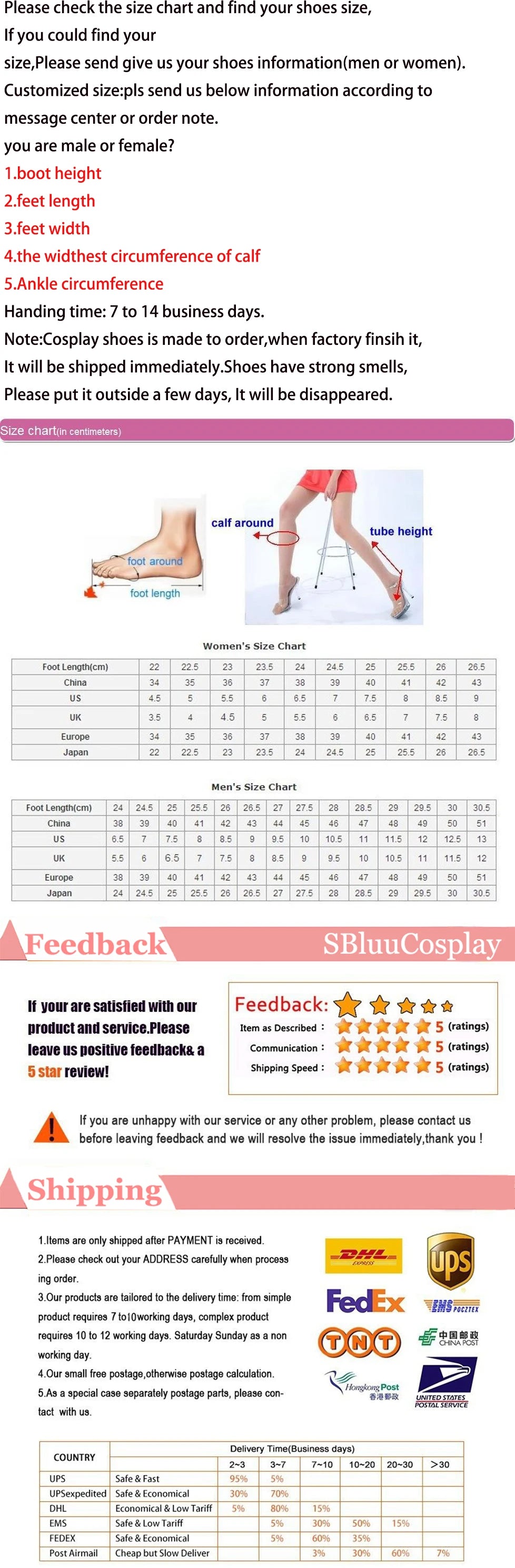 SBluuCosplay Movie Suicide Clown Joker Cosplay Shoes Black Custom Made Jared Leto Boots Halloween Outfit - Big Tim's Magic Emporium