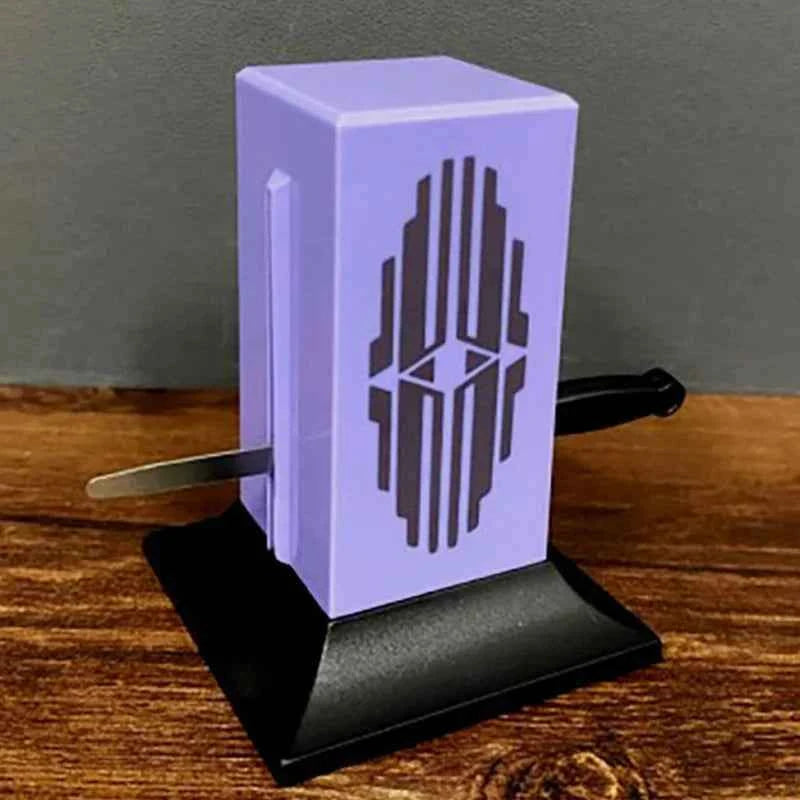 Tenyo Sword Through Ring Inside Casket (Crystal Cleaver) Magic Tricks Close Up Illusions Gimmicks Props Sword Penetrating Magia