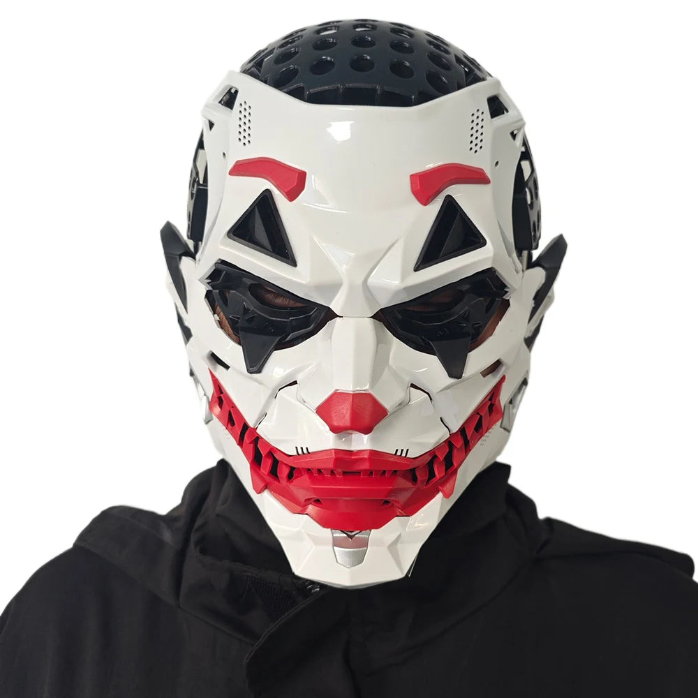 Joker Masks Cyberpunk Masks Clown Braids 2d Cosplay Resin Custom Products Halloween Anime Role-Playing Props And Gifts Toys - Big Tim's Magic Emporium