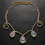 Rhinestone Drop Head Chain Headpiece