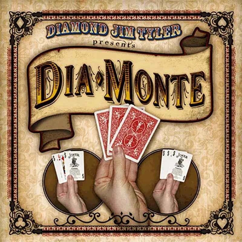 DiaMonte by Diamond Jim Tyler Magic Tricks Three Card Monte Routine Queen Changes into Joker Close-up Illusions Gimmicks