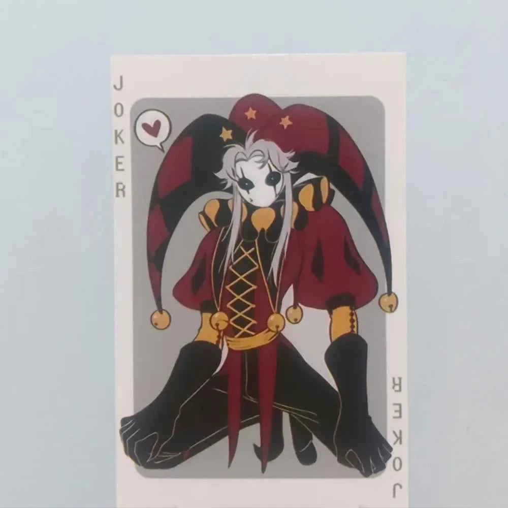 Game The Freak Circus Pierrot Cosplay Cards Paper Joker Poker Card Playing Card Friends Party Collection Prop
