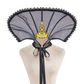 Tudor Elizabethan Standing Collar Gothic Renaissance Medici Ruffle Neck Capelet