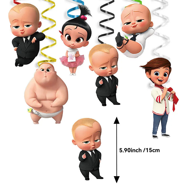 Boss Baby Theme Disposable Party Cake Topper Birthday Party Cake Topper Cake Park Party Decoration Baby Shower Party Supplies - Big Tim's Magic Emporium