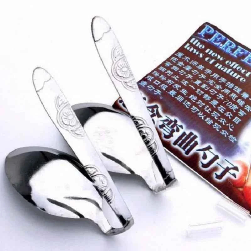 Magic Trick Perfect Bend Spoon Bending Gimmick Close Up Magician Street Stage - Big Tim's Magic Emporium