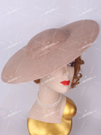 40cm Large Round Sinamay Fascinator Base DIY Millinery Derby Hat Headpiece Mold