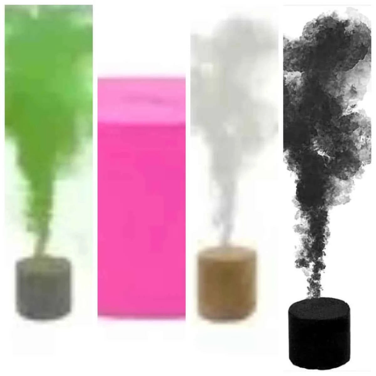 3/4/8pcs Colorful Smoke Pills Burning Portable Props Party Atmosphere Supplies Magic Stage Photography Effect Show 8 Colors
