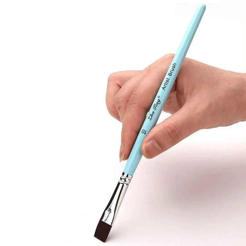 Body Pinting Face Body Art Paint Multifunctional Professional Paint Brushes Set Wooden Handle Nylon Brush Oil Painting Brushes