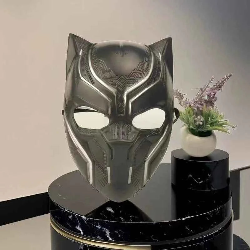 Cosplay Movie Helmet Movie Props Live Black Panther Mask Christmas Roleplaying Mask Silicone Realistic Mask Cosplay Panther Mask