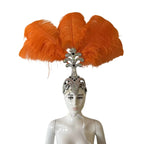 The Stardust Samba Queen – Premium Feathers & Rhinestones Carnival Headdress