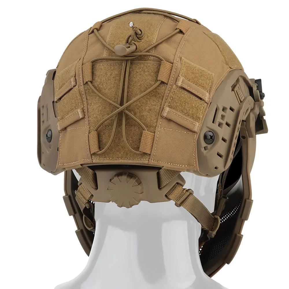 Tactical FAST Helmet Half Face Mask With Flip Goggles Black/Clear 2Pcs Lenses for Hunting Airsoft CS Game Paintball Mask Gear - Big Tim's Magic Emporium