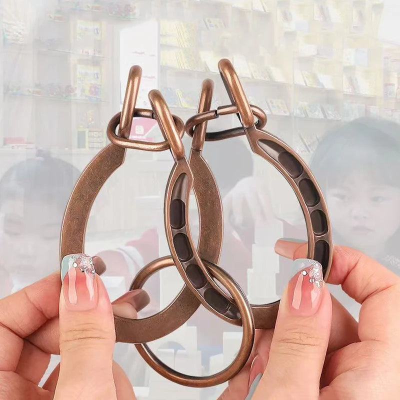 Magic IQ Metal Horseshoe Cast Brain Teaser Puzzle Disentanglement Juggling Tricks Educational Toys For Kids Boys Girls - Big Tim's Magic Emporium