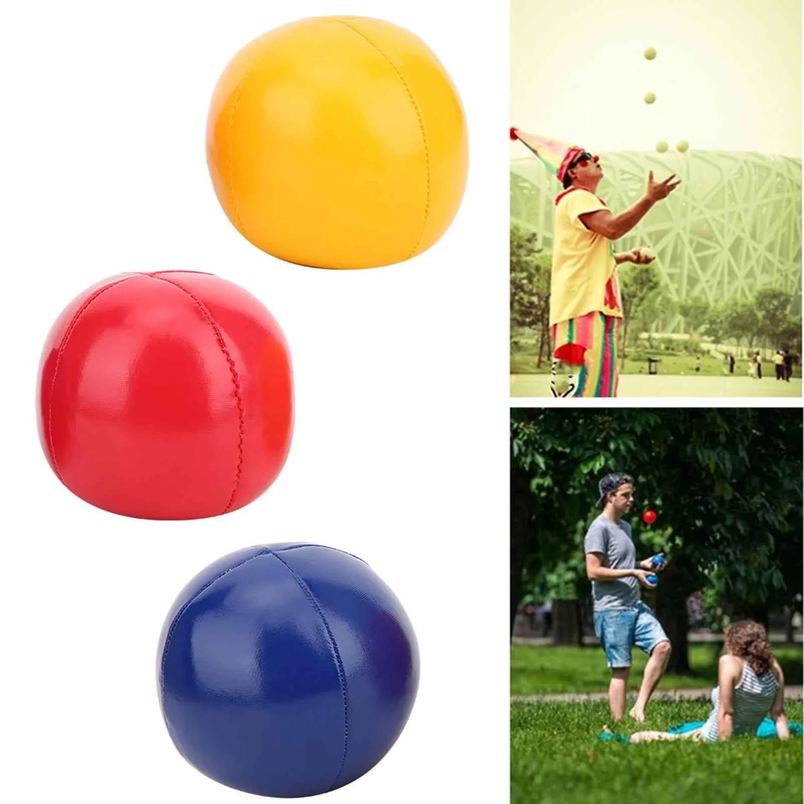 PU High-Quality Juggling Ball Hand Toss Ball Indoor Ball Juggling Ball with Mesh Bag Hand Toss Indoor Leisure Sports Ball - Big Tim's Magic Emporium