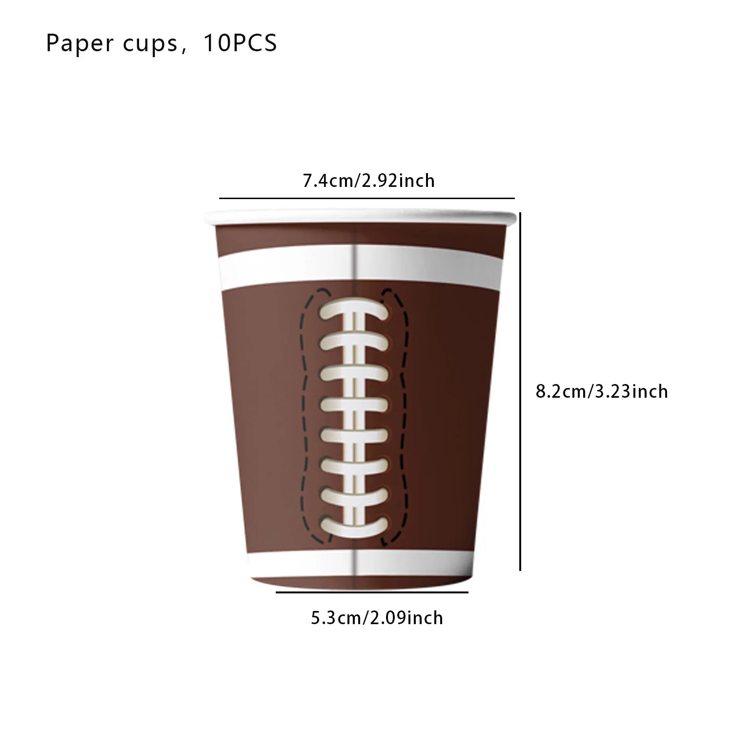 Super Bowl Rugby American Football Children's Birthday Party Paper Decoration Party Supplies Party Supplies Party Decorations - Big Tim's Magic Emporium