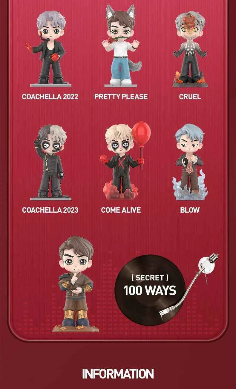 POP MART X JACKSON WANG MAGIC MAN Series Genuine Mystery Box Blind Box Guess Bag Toys Doll Cute Desktop Ornaments Collection