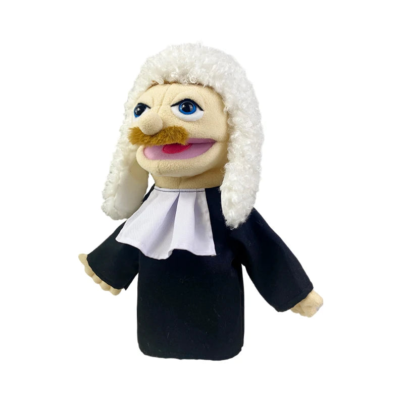 Cute Cartoon Profession Series Hand Puppet Plush Doctor Police Officer Nurse Teacher Job Puppet Ventriloquism Doll - Big Tim's Magic Emporium