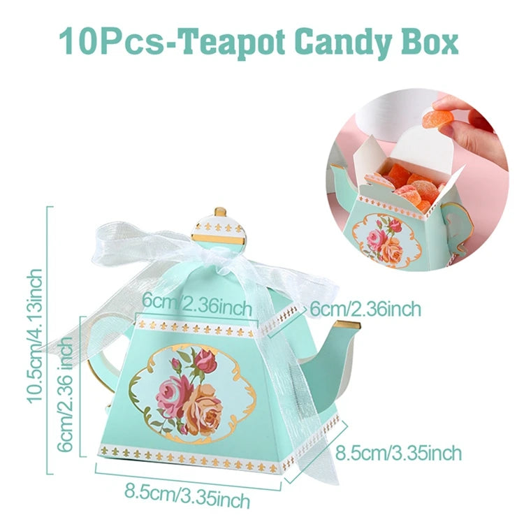 Pink Tea Party Cake Stand Birthday Party Decoration Kids Baby Shower Party Supplies Wedding Table Decor Afternoon Tea Party - Big Tim's Magic Emporium
