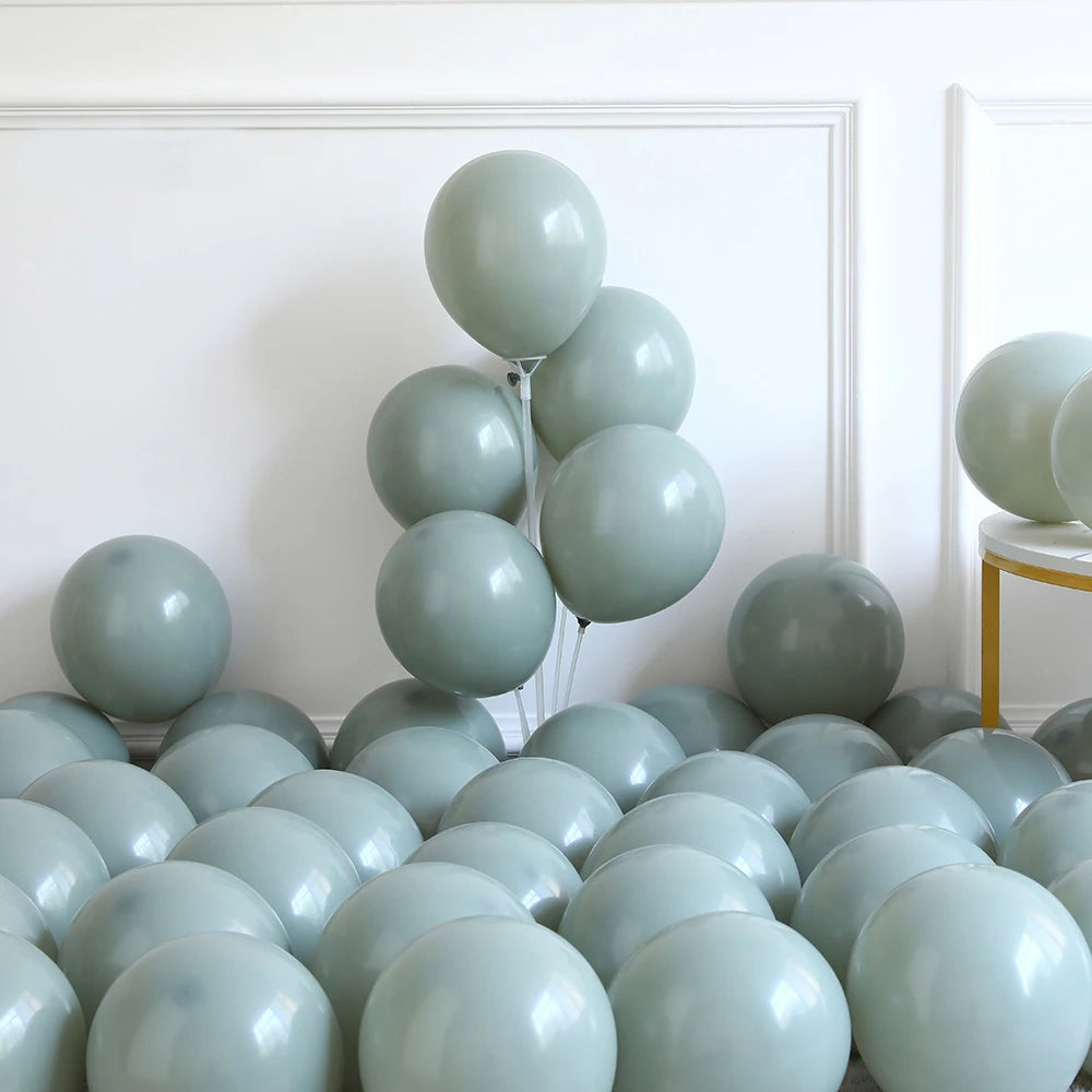 107Pcs Butterfly Daisy Balloon Garland Kit Twilight Green Purple Balloon Birthday Wedding  Party Decoration Baby Shower Supplies