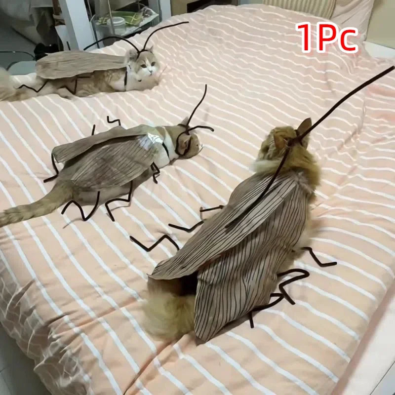 1pack Cat Cockroach Costume Role Play Easy DIY Material Pack Breathable Pet Costume