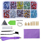 Fast-Heated Hotfix Rhinestone Applicator Wand Tool Kit